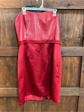 Alfred Angelo Claret Red Formal Dress